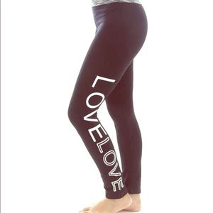 Soho “Love Love” Yoga Leggings